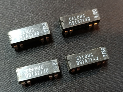 4 Stk. Celduc D91A7140 DIP REED Relaisgehäuse nie benutzt NEU NOS