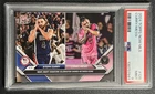 STEPHEN CURRY LIONEL MESSI PSA 9 2024 TOPPS NOW MLS #128 NIGHT NIGHT CELEBRATION