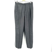 Vintage 90s high rise 100 wool Liz Claiborne pleated front pants gray petite 8