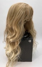 24 In Human Hair New Fashion Brown Mix Blond Wavy Women' Wigs