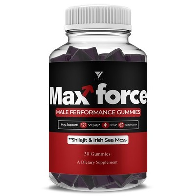 Max Force Male Gummies, MaxForce Performance Supplement (30 Gummies)