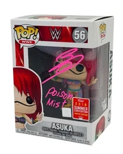 ASUKA SIGNED FUNKO POP WWE #56 POISON MIST FIGURE FANATICS COA