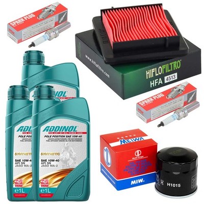 Öl 3L Set Service Ölfilter Luftfilter Zündkerze für Yamaha XP 560 Tmax SJ 20-26