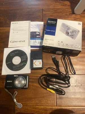 動作ok　乾電池使用　SONY　Cyber-shot　DSC-U10 Sony Cyber-shot DSC-W310 12.1MP Digital Camera Silver w/Charger