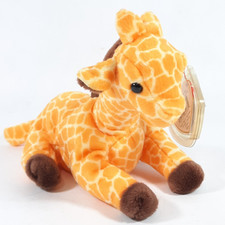 Ty Beanie Baby TWIGS the Giraffe  Yellow Orange African Animal  1995 MWMTs