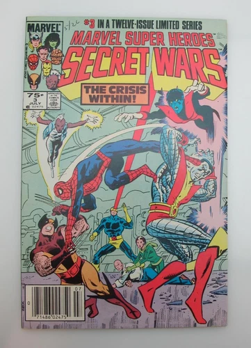 Marvel Super Heroes Secret Wars #3 1st App of Volcana & Titania