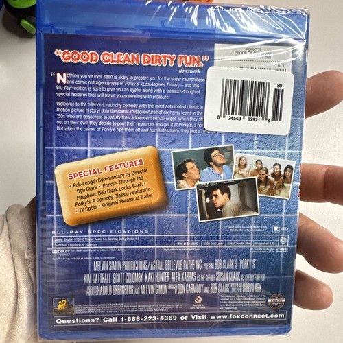 Porky's Blu-ray 1981 Kim Cattrall Scott Colomby Bob Clark OOP Brand NEW Sealed - Picture 6 of 10