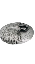 American Buckle Co Bald Eagle Sunburst Belt Buckle Pewter Wildlife Series USA