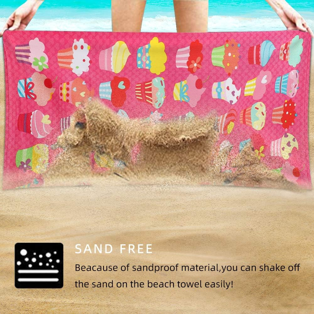 Microfiber Beach Towel Set Oversized Large Quick Dry Soft Thin