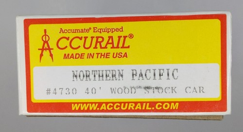 Kit de coche de madera Accurail 4730.1 escala HO Northern Pacific 40' | Zustand: New