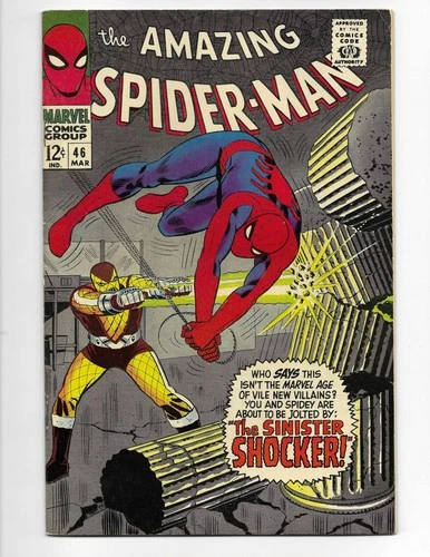Amazing Spider-Man 46 1967 Marvel Comics VG/F 5.0 Origin & 1st App Shocker
