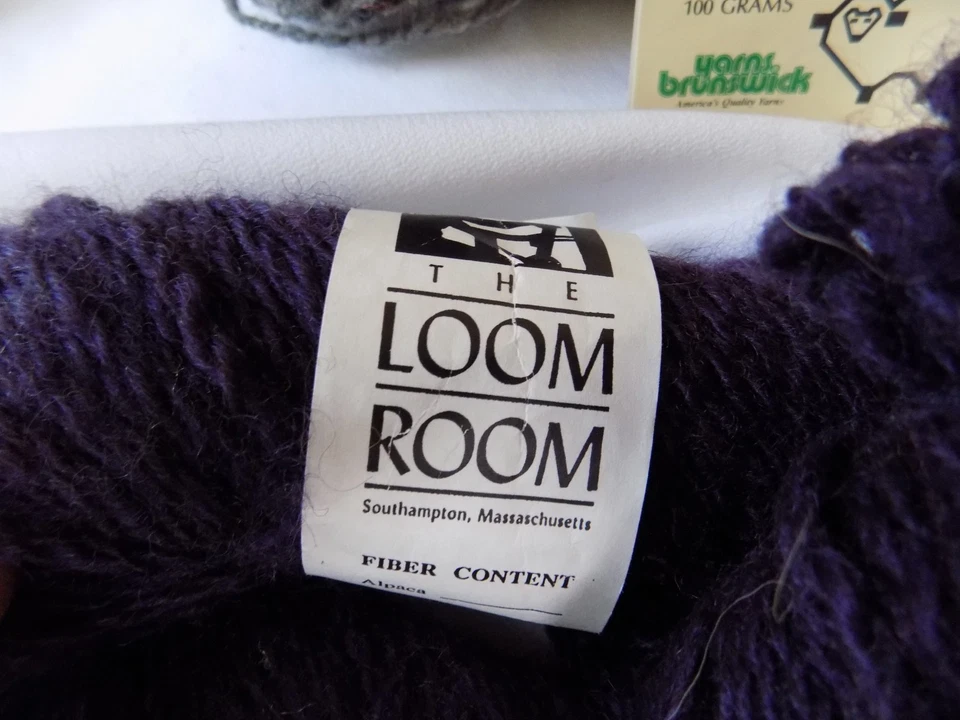 100% Wool Yarn Loom Room Ballybrae Rowan +  (30 zs+) salmon gray purple olive - Image 2 of 4