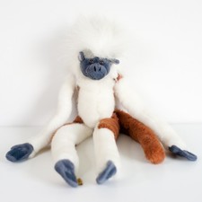 Wild Republic Cotton Top Tamarin Monkey Blue Face 17" Plush Hanger
