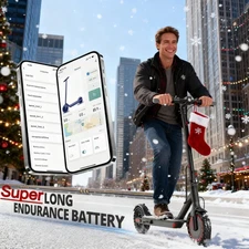 Ladped Folding Adult Electric Scooter With app 30KM Range City Urban Commute