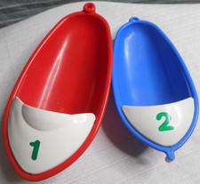 Play Well Stacking Pull-Along Boat Ship Toy Bath Toys Set 1- 2 Formed Plastic