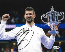 Novak Djokovic Signed 8x10 Photograph Autograph JSA COA Tennis Serbia