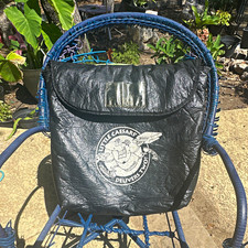 Vintage Little Caesars Delivers Two Pizza Delivery Bag Insulated Black Vinyl 90s