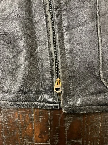 Mid 1940s Windward Horsehide D Pocket Motorcycle/Aviator Jacket - Picture 22 of 24