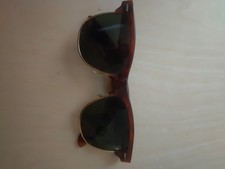 50mm VINTAGE B L RAY-BAN W1270 VWAS TORT/GOLD G15 GLASS WAYFARER MAX SUNGLASSES