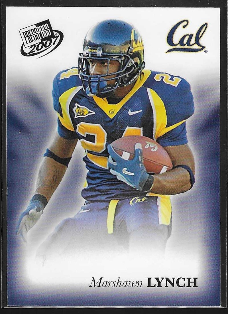 Marshawn Lynch Press Pass Walmart Exclusive #WM5 Base