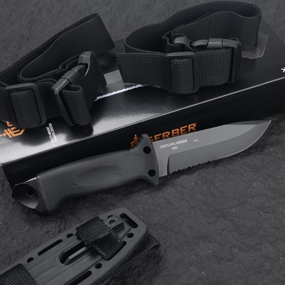 Gerber Gear LMF II Infantry Survival Knife, Military Grade Tactical Fixed Blade - Image 4 of 4