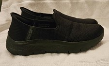 Skechers Women's Hands Free Slip-ins Go Walk Flex-Relish Black Sneaker Sz 8 M