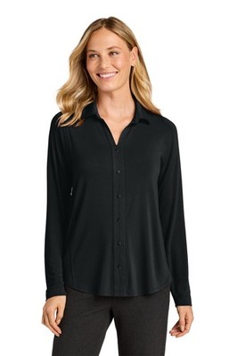 LK5602 Port Authority Women's Luxe Knit Button Tunic