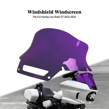 Purple 8.5" Windshield Windscreen Fits For Harley Low Rider ST FXLRST 117 22-25