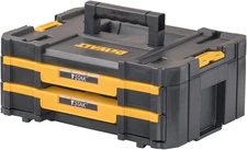 DEWALT TSTAK Tool Storage Organizer with Double Drawers, Holds up to 16.5 Lbs. (
