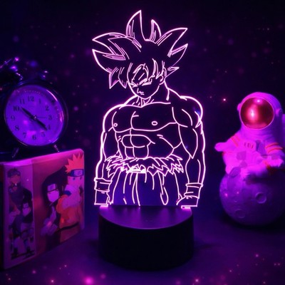 Dragon Ball Z Goku Super Saiyajin 3D LED Lampe - Nachtlicht Anime Manga RGB