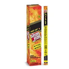 Slim Jim Giant Smoked Meat Snack Stick, Hot Af Flavor, Keto Friendly Snack, 0...