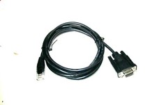 NEW GENUINE Dell Serial DB9 Female To RJ45 Black Cable 1J753