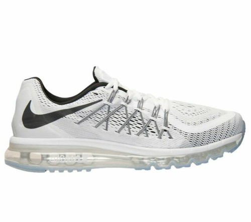 Size 14 - Nike Air Max 2015 White Black - 698902-101 for sale online | eBay