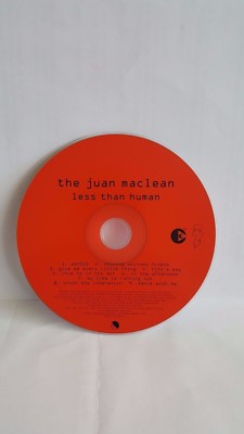 VERY RARE !!! UK CD PROMO ALBUM FROM THE JUAN MACLEAN  OF LESS THAN HUMAN