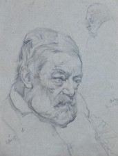 Pierre Henri Vaillant (1878-1939) (42) - crayon - Portrait masculin