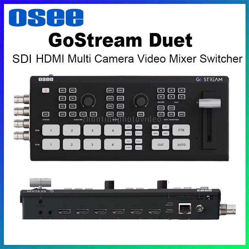 OSEE GoStream Duet SDI HDMI Live Streaming Multi Camera OSEE GoStream Duet SDI HDMI Live Streaming Multi Camera
