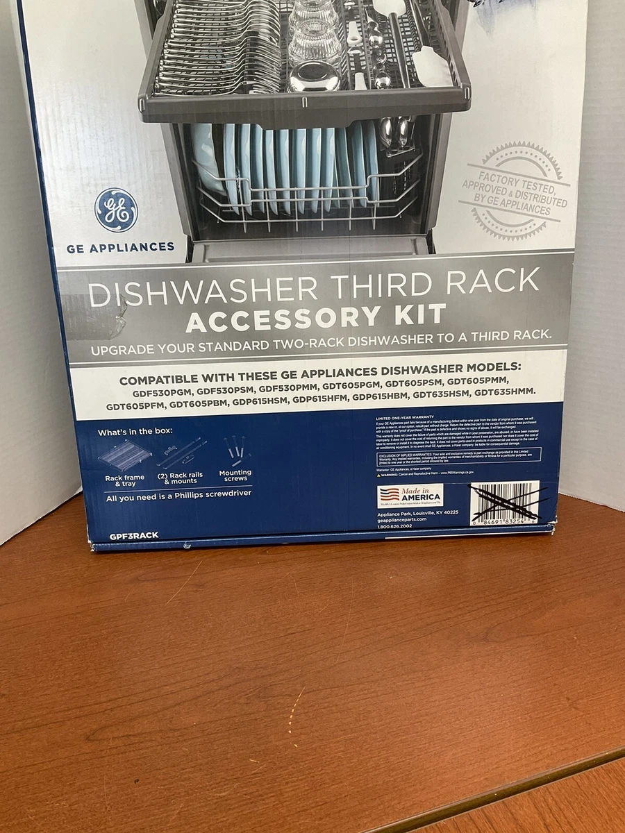 Ge dishwasher cheap third rack