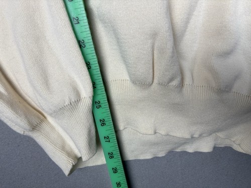 Byron Nelson Eleven Straight Men's Sweater Vest XL Ivory Cream V Neck Golf 3715 - Picture 4 of 12