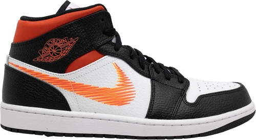 Jordan 1 Mid Zig Zag Swoosh