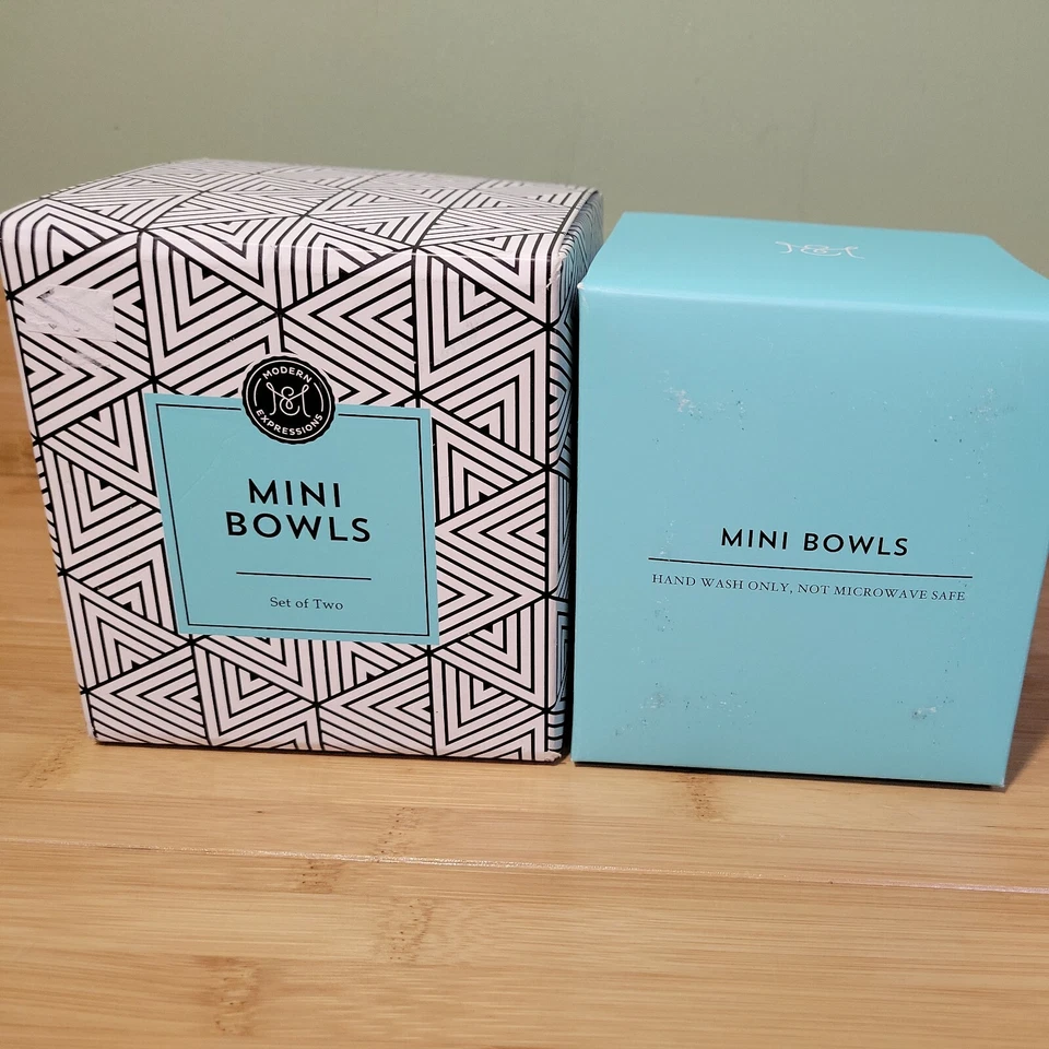 Modern Expressions Mini Bowls 4 Inch - Metallic Gold & Silver Tone - Image 4 of 4