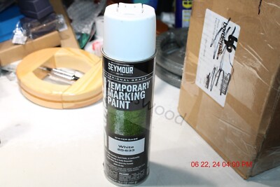 Seymour 20-633 Stripe Temporary Inverted Tip Marker, White Paint