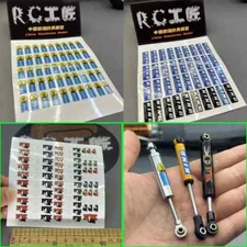 Simulation Shock Absorber Stickers for 1/8 1/10RC Crawler Car Traxxas TRX4 SCX10