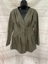 SHEIN Women's Dress Long Sleeve Khaki Color Size L Large