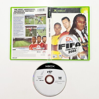 Microsoft XBOX Spiel EA SPORT FIFA FOOTBALL 2003 engl. PAL Soccer/Fussball