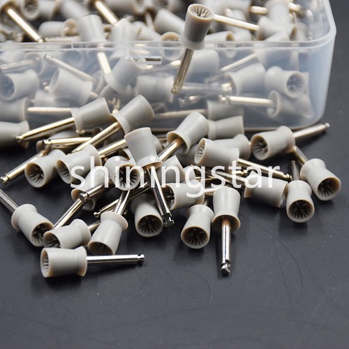 Webbed Dental Rubber Polishing Cup Prophy Bowl Brushes RA Latch Screw Snap-on - Picture 25 of 76