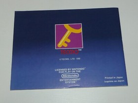 Jeu Solomon's Key sur Nintendo NES complet