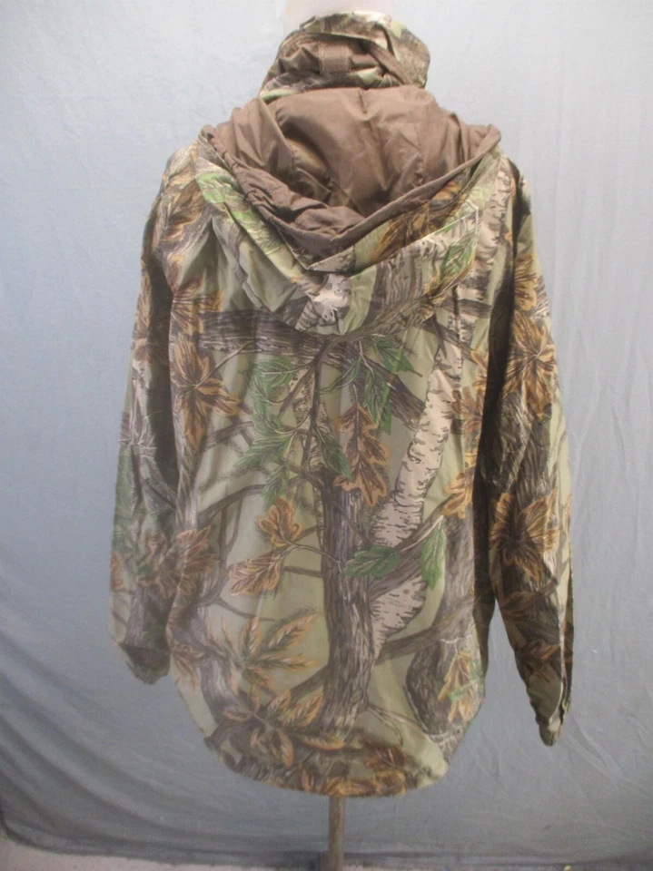 Columbia Size L Mens Camo Full Zip Snap Stand Collar Pocket Hunting Jacket 419 - Image 4 of 4
