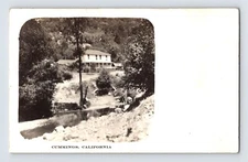 Postcard RPPC California Cummings CA Hotel Residence 1909 Posted Divided