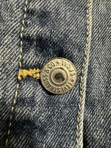 Levi’s Red Tag Stretch Jean jacket L Youth - Picture 6 of 9