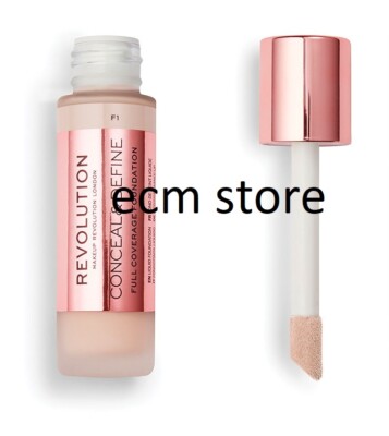 REVOLUTION Flüssige Foundation 23 ml CONCEAL&DEFINE Farbe F1 / EBLN